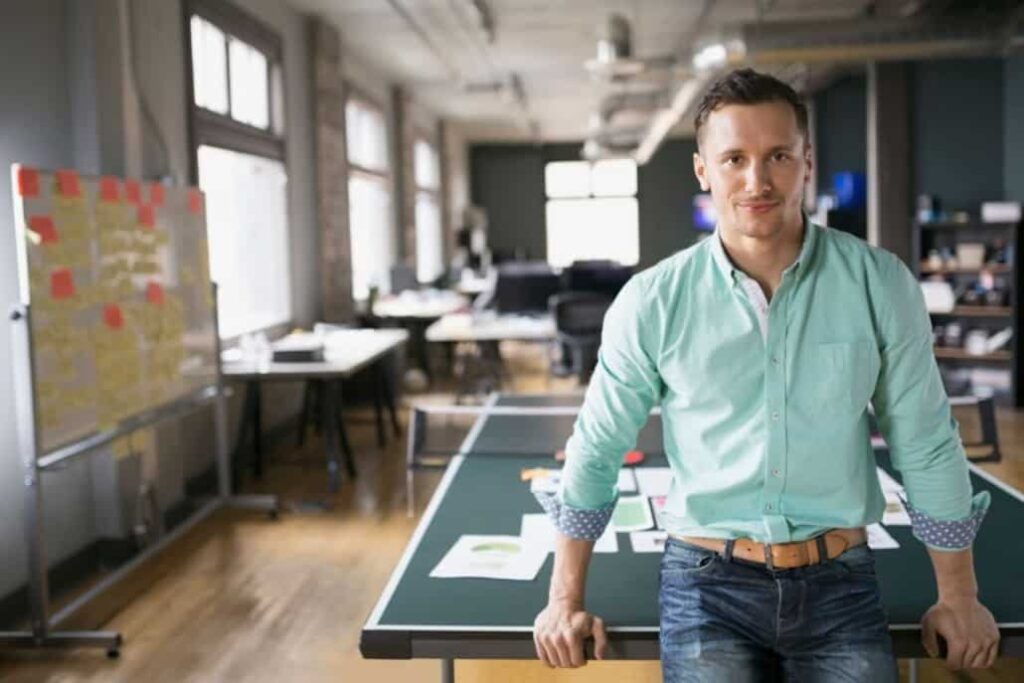 White Canadian Business man